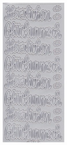 Sticker Herzlichen Gluckwunsch