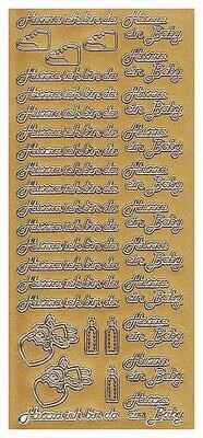 Autocollant Hurra ich bin da ein Baby Autocollant Hurra ich bin da ein Baby