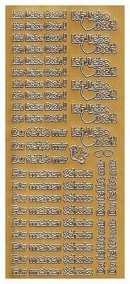 Autocollant Ich liebe dich/fur meinen Schatz