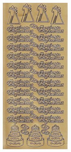 Sticker menukarte zur hochzeit