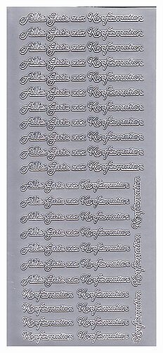 Sticker  alles gute zur Konfirmation