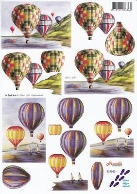 Knipvel luchtballonnen