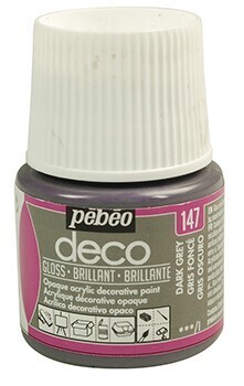 Pebeo Deco gloss dark grey