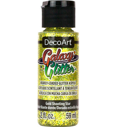 Galaxy glitter Gold Shooting Star