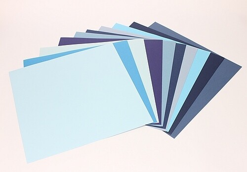 Cardstock set bazzil blue