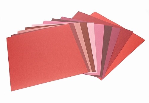 Cardstock set Bazzil rood