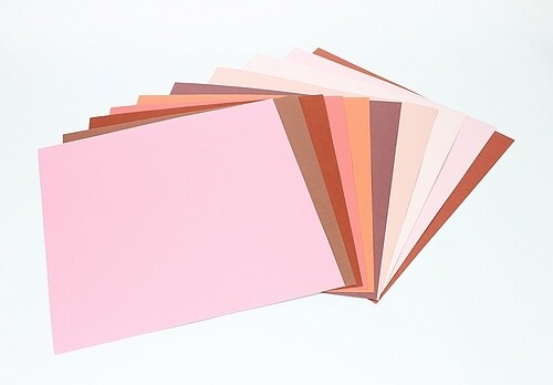 Cardstock set Bazzil rose