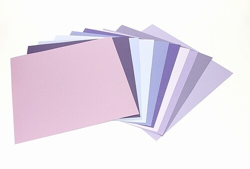 Cardstock set Bazzil bleu violet