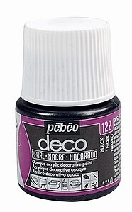 Acrylverf Pebeo Deco Pearl black