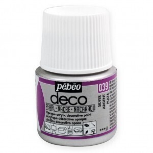Acrylverf Pebeo Deco Pearl Silver