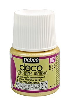 Acrylverf Pebeo Deco Pearl sun
