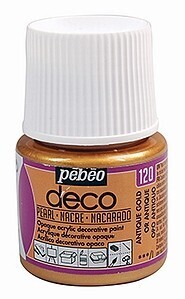 Acrylverf Pebeo Deco Pearl antique gold