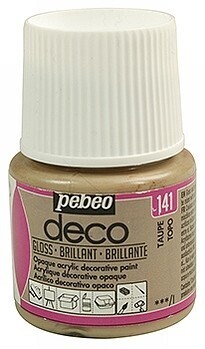 Pebeo Deco gloss taupe