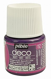 Acrylverf Pebeo Deco Matt Blackcurrant