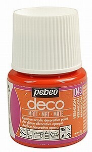 Acrylverf Pebeo Deco Matt vermilion