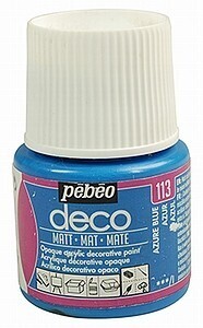 Acrylverf Pebeo Deco Matt Azure blue