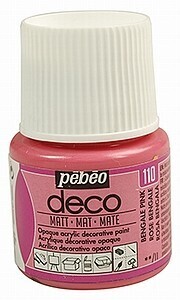 Acrylverf Pebeo Deco Matt Bengale pink