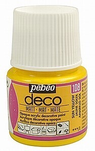 Acrylverf Pebeo Deco Matt Sun yellow