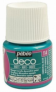 Acrylverf Pebeo Deco Matt Oriental blue