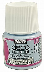 Acrylverf Pebeo Deco Matt Sky blue