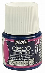 Acrylic paint Pebeo Deco matt Navy blue