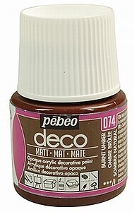 Acrylverf Pebeo Deco Matt Burnt umber