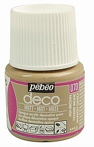 Acrylverf Pebeo Deco Matt Ash brown