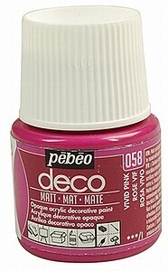 Acrylic paint Pebeo Deco matt  Vivid pink