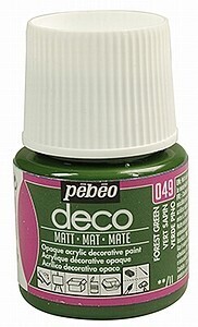 Acrylic paint Pebeo Deco matt Forest green