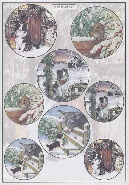Knipvel World of craft winter dieren