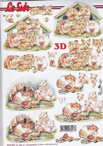 3d sheet animals