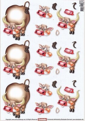 Knipvel dieren stier