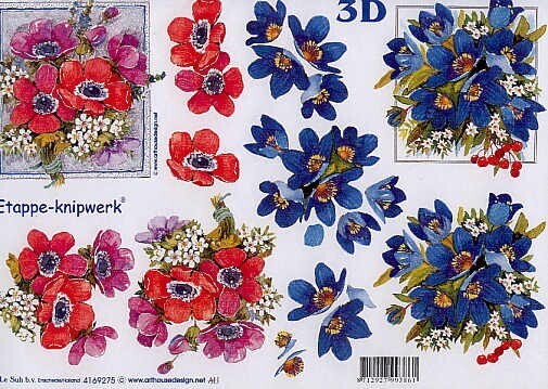 3d sheet flowers