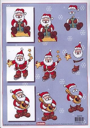 Knipvel kerstman
