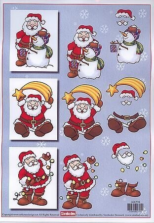 Knipvel kerstmannen