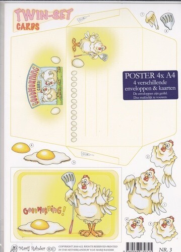 Marij Rahder twin set cards 03 goodmorning