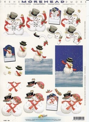 Knipvel Morehead sneeuwpoppen