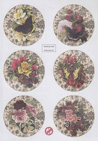 Stansvel World of craft pearl line bloemen