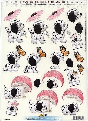 knipvel Morehead hond dalmatier