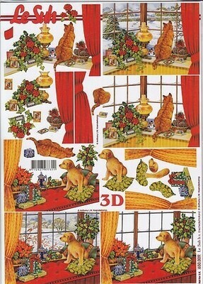 3d feuille Noël