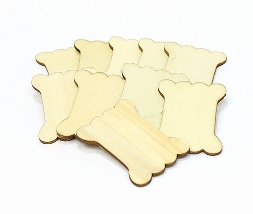 houten garen labels