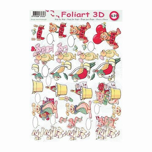 Knipvellen set Foliart Kids 5 vellen