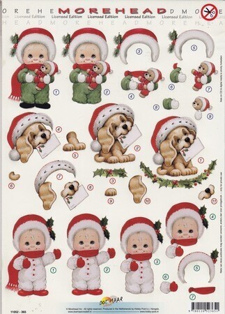 Stansvel Morehead kerst hond