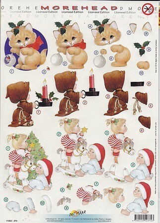 Stansvel Morehead poes kerst