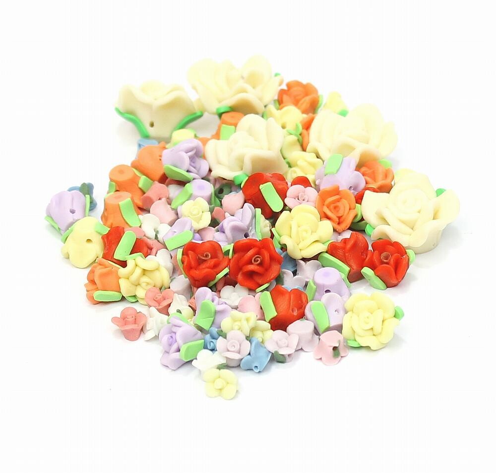 Klei bloemen mix