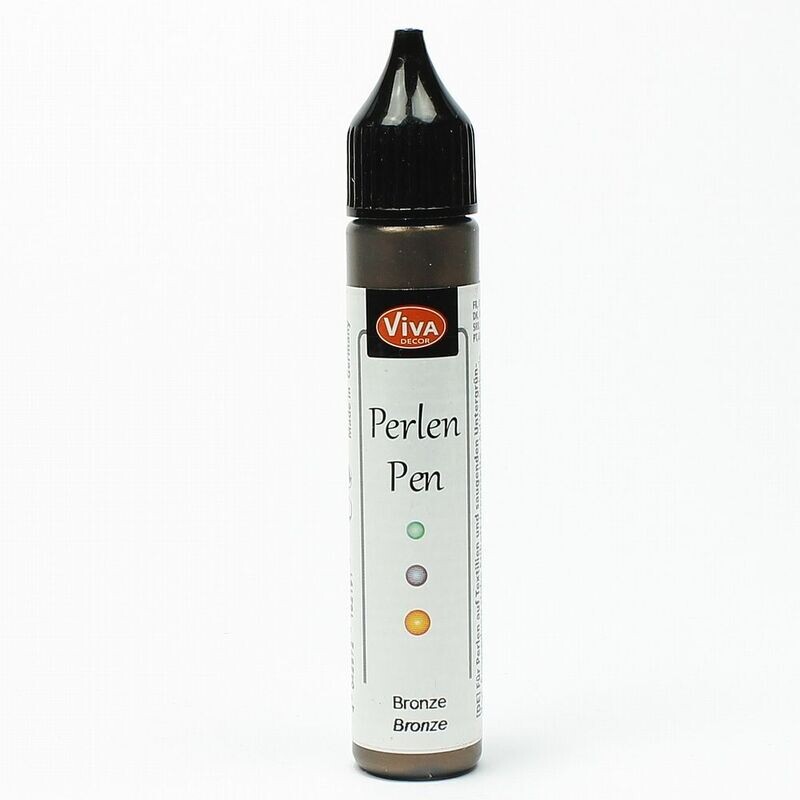 Perlen pen bronze