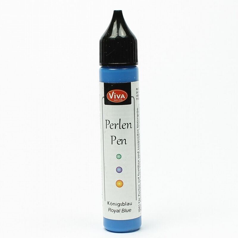 Perlen pen royal blue