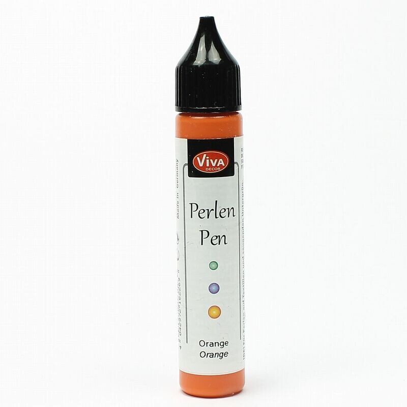 Perlen pen orange