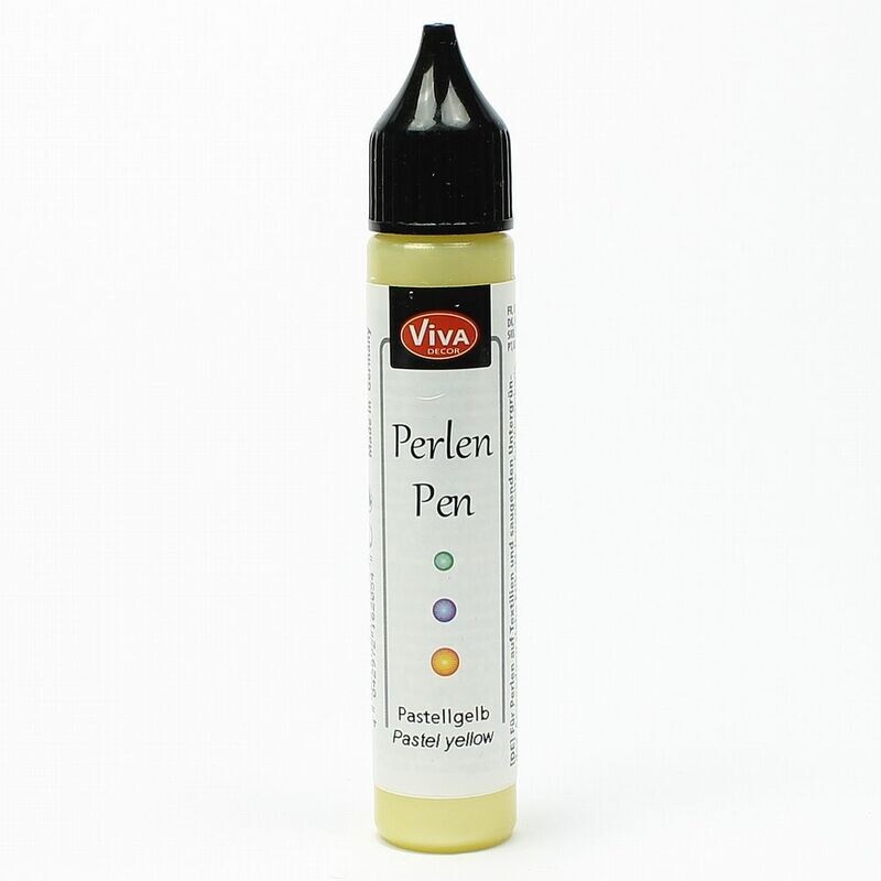 Perlen pen pastel yellow