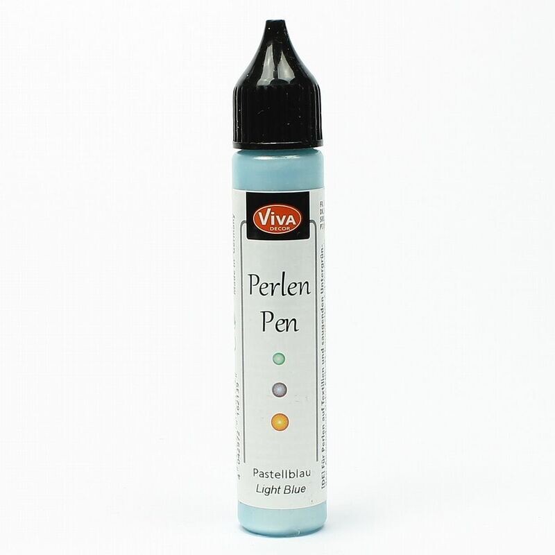Perlen pen pastel blue